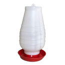 Comedor 10kg + Bebedor 5 Litros Frango Perdiz Galinha Angola Kit Granja Aves Pet