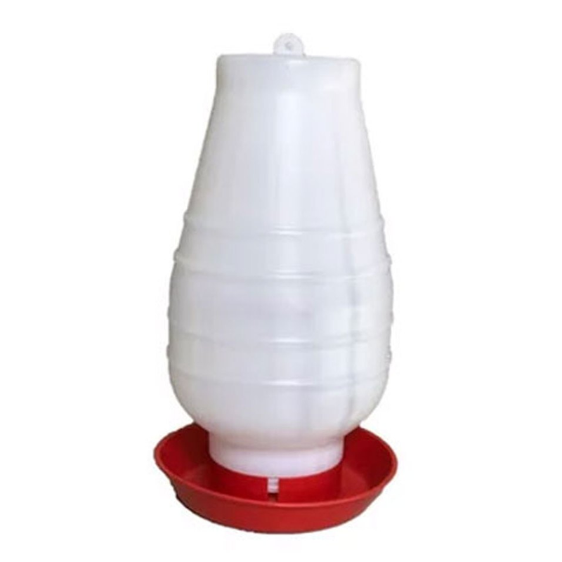 Comedor 10kg + Bebedor 5 Litros Frango Perdiz Galinha Angola Kit Granja Aves Pet