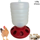 Comedouro Para Aves Galinhas Pintinho Codornas Automático Pendurável 1,5Kg