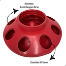 Comedouro Para Aves Galinhas Pintinho Codornas Automático Pendurável 1,5Kg