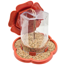 Comedouro Alimentador para Pássaros Livres Ideal p/ Quintal e Jardins - 1,4 litros Injetfour