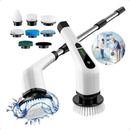 Esfregão Elétrico 9 Em 1 Sem fio Escova De Limpeza Pesada Multiuso Recarregável Giratória