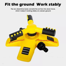 3 Peças 360 ° Cabeça De Aspersão Rotativa Automática Para Irrigação De Berçário Aspersor Tandem De Três Pinos