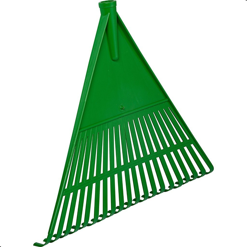 Kit 3 Vassouras Rastelo de Plástico Jardim Grama Sem Cabo